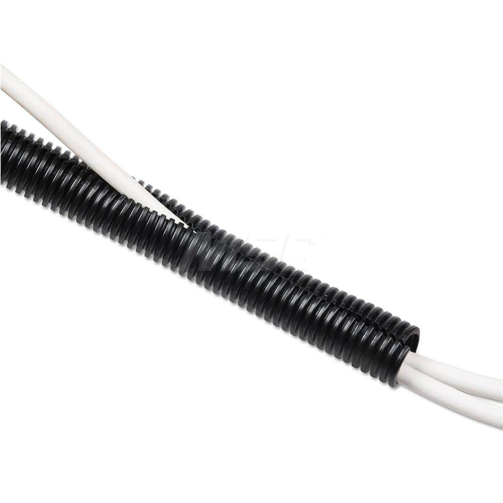 D-Line - Office Machine Supplies & Accessories; Office Machine/Equipment Accessory Type: Cable Tube ; For Use With: Behind Desks ; Color: Black - Exact Tooling