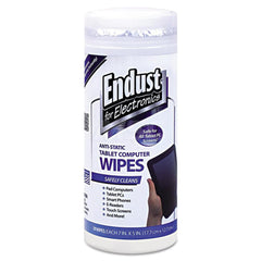 Endust - Office Machine Supplies & Accessories; Office Machine/Equipment Accessory Type: Cleaning Wipes ; For Use With: Computer; SmartPhone ; Color: White - Exact Tooling