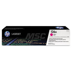 Hewlett-Packard - Office Machine Supplies & Accessories; Office Machine/Equipment Accessory Type: Toner Cartridge ; For Use With: HP TopShot LaserJet Pro M275; MFP M175nw; CP1025nw ; Color: Magenta - Exact Tooling