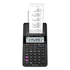 Casio - Calculators; Type: Desktop Calculator ; Type of Power: AC ; Display Type: 12-Digit LCD ; Color: Black ; Display Size: 12mm ; Width (Inch): 4 - Exact Tooling