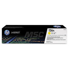 Hewlett-Packard - Office Machine Supplies & Accessories; Office Machine/Equipment Accessory Type: Toner Cartridge ; For Use With: HP LaserJet Pro 100 color MFP M175nw; M275 MFP; CP1025nw ; Color: Yellow - Exact Tooling