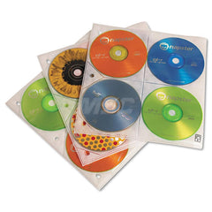Case Logic - Office Machine Supplies & Accessories; Office Machine/Equipment Accessory Type: CD Storage Sleeves ; For Use With: 8-1/2 x 11" Ring Binders ; Color: Clear - Exact Tooling