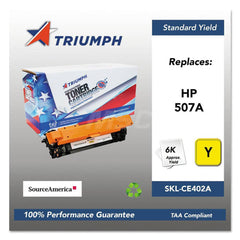 TRIUMPH - Office Machine Supplies & Accessories; Office Machine/Equipment Accessory Type: Toner Cartridge ; For Use With: HP Color LaserJet M551 Enterprise 500MFP; M570; M575 ; Color: Yellow - Exact Tooling