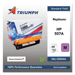TRIUMPH - Office Machine Supplies & Accessories; Office Machine/Equipment Accessory Type: Toner Cartridge ; For Use With: HP Color LaserJet M551 Enterprise 500MFP; M570; M575 ; Color: Magenta - Exact Tooling