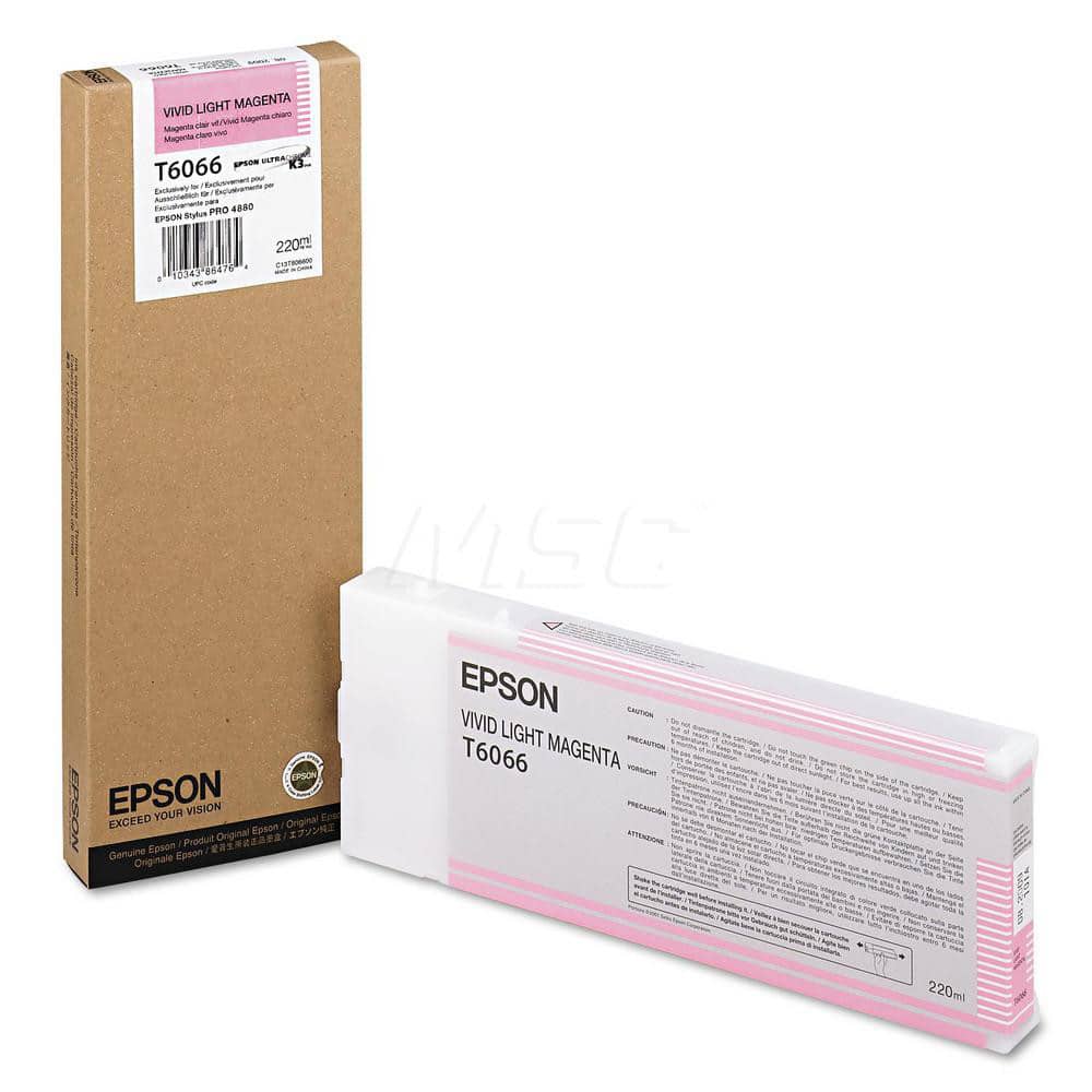 Epson - Office Machine Supplies & Accessories; Office Machine/Equipment Accessory Type: Ink Cartridge ; For Use With: Epson Stylus Pro 4880 Portrait Edition; Epson Stylus Pro 4880 ColorBurst; Epson Stylus Pro 4880 Printer ; Color: Vivid Light Magenta - Exact Tooling