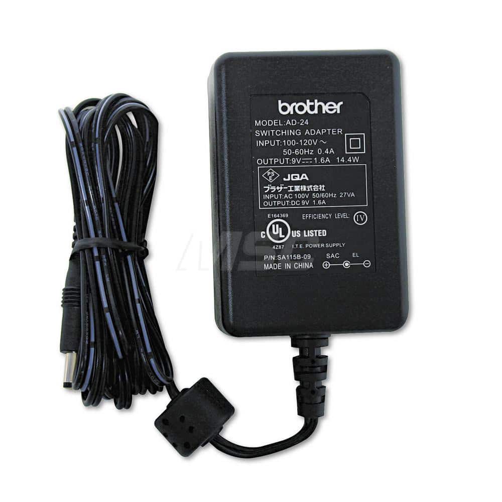Brother - Label Maker & Tape Accessories; Type: AC Power Adapter ; For Use With: Brother? P-Touch GL-100; PT-1000; PT-1010; PT-1010B; PT-1010NB; PT-1010R; PT-1010S; PT-1090; PT-1090BK; PT-1230PC; PT-1280; PT-1280SR; PT-128AF; PT-1290; PT-1290RS; PT-1400; - Exact Tooling