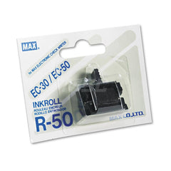 MAX - Office Machine Supplies & Accessories; Office Machine/Equipment Accessory Type: Ink Roller ; For Use With: Max EC-70 & 30A Checkwriter Machines ; Color: Black - Exact Tooling