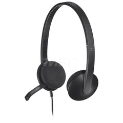Logitech - Office Machine Supplies & Accessories; Office Machine/Equipment Accessory Type: Headphones ; For Use With: PC Calls & Music ; Color: Black - Exact Tooling