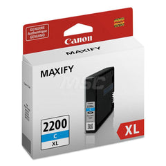 Canon - Office Machine Supplies & Accessories; Office Machine/Equipment Accessory Type: Ink ; For Use With: PIXMA TS3120 Black Wireless; MAXIFY MB5020 ; Color: Cyan - Exact Tooling