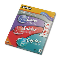 ACCO - Transparency Films & Sleeves; Audio Visual Conference Accessory Type: Transparency Sleeves ; For Use With: Laser; Inkjet Copiers & Printers ; Detailed Product Decription: Create & present crisp charts, graphs & spreadsheets using your copier or pr - Exact Tooling