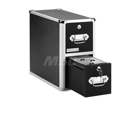 Vaultz - Office Machine Supplies & Accessories; Office Machine/Equipment Accessory Type: CD File Cabinet ; For Use With: Office Use ; Color: Black - Exact Tooling