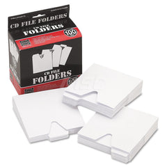 Vaultz - Office Machine Supplies & Accessories; Office Machine/Equipment Accessory Type: CD File Folder ; For Use With: Standard CD Storage Units ; Color: White - Exact Tooling