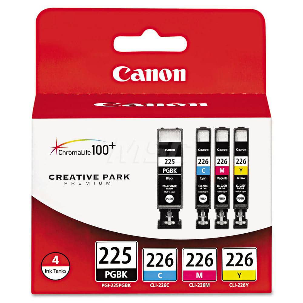 Canon - Office Machine Supplies & Accessories; Office Machine/Equipment Accessory Type: Pigment/Color Ink Pack Combo ; For Use With: PIXMA MX892 Wireless; PIXMA MG5320 Wireless Refurbished; PIXMA MG5220 Wireless Refurbished; PIXMA iP4920; PIXMA MG8120 Wi - Exact Tooling