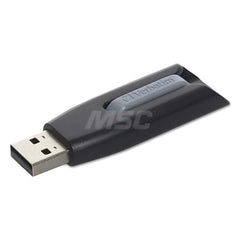 Verbatim - Office Machine Supplies & Accessories; Office Machine/Equipment Accessory Type: Flash Drive ; For Use With: Linux 2.4 & Later; Mac OS X 10.4 & Later; Windows XP; Vista; 7; 8; 10 ; Color: Black; Gray - Exact Tooling
