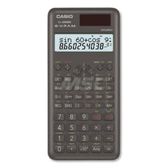 Casio - Calculators; Type: Scientific ; Type of Power: Battery; Solar ; Display Type: 12-Digit LCD ; Color: Black ; Display Size: 4mm ; Number of Functions: 229 - Exact Tooling