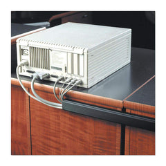 Master Caster - Office Machine Supplies & Accessories; Office Machine/Equipment Accessory Type: Locking Channel ; For Use With: Furniture; Baseboards & Walls ; Color: Black - Exact Tooling