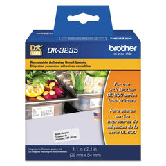 Brother - Office Machine Supplies & Accessories; Office Machine/Equipment Accessory Type: Paper Labels ; For Use With: Brother QL-800; QL-810W; QL-82NWB ; Color: White - Exact Tooling