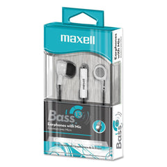 Maxell - Office Machine Supplies & Accessories; Office Machine/Equipment Accessory Type: Earbuds ; For Use With: Laptops; Mobile Devices; Tablets ; Color: White - Exact Tooling