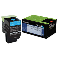 Lexmark - Office Machine Supplies & Accessories; Office Machine/Equipment Accessory Type: Toner Cartridge ; For Use With: Lexmark CS510 ; Color: Cyan - Exact Tooling