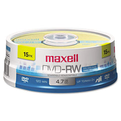 Maxell - Office Machine Supplies & Accessories; Office Machine/Equipment Accessory Type: DVD+RW Disc ; For Use With: DVD-RW; DVD-Multi Drives/Recorders; & Dual DVD?RW/R Drives; Read Compatible With Later Generation; Multi-Read DVD-ROM Playback Devices ; - Exact Tooling