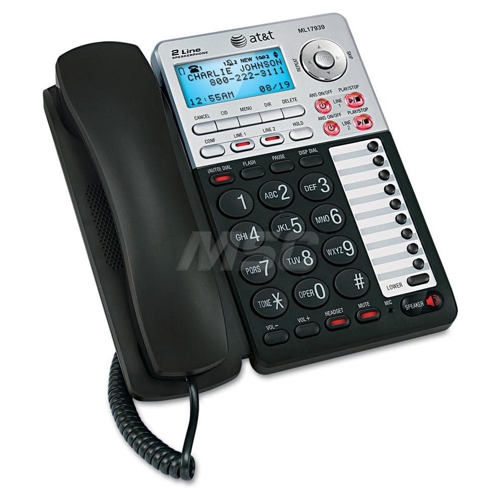 vtech - Office Machine Supplies & Accessories; Office Machine/Equipment Accessory Type: 2-Line Speakerphone ; For Use With: Office Use ; Color: Black - Exact Tooling