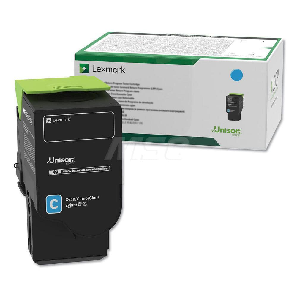 Lexmark - Office Machine Supplies & Accessories; Office Machine/Equipment Accessory Type: Toner Cartridge ; For Use With: Lexmark C2325dw; C2425dw; C2535dw; MC2325adw; MC2425adw ; Color: Cyan - Exact Tooling