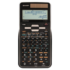 Victor - Calculators; Type: Scientific ; Type of Power: Battery; Solar ; Display Type: 16-Digit LCD ; Color: Black with Silver Accent ; Display Size: 4mm ; Number of Functions: 640 - Exact Tooling