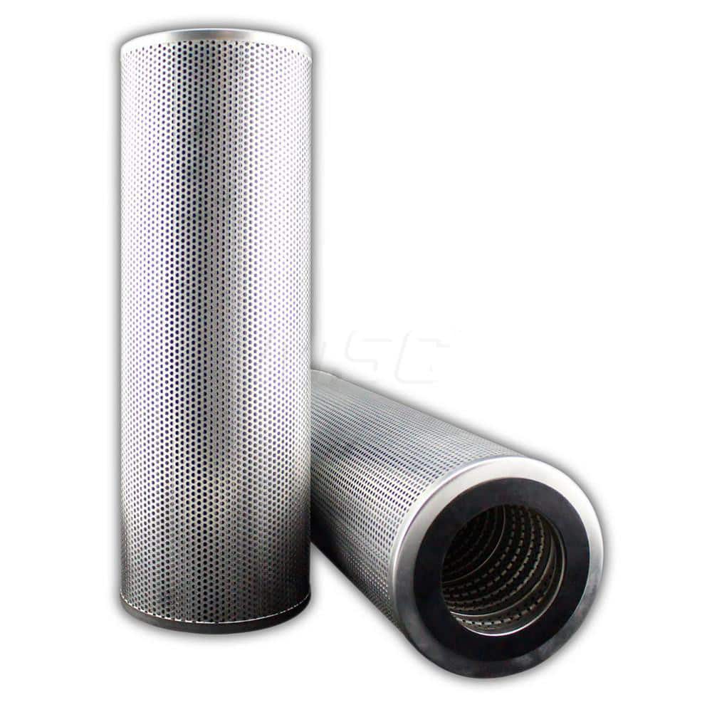 Replacement/Interchange Hydraulic Filter Element: Microglass, 10  µ
