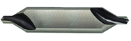 2.5mm x 50mm OAL 60° HSS Center Drill with Flat-Bright Form A - Exact Tooling