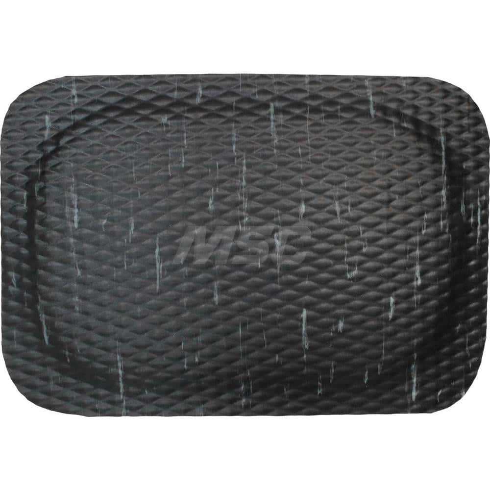 M + A Matting - Anti-Fatigue Matting; Dry or Wet Environment: Dry ; Length (Feet): 3.000 ; Width (Inch): 24 ; Width (Feet): 2.00 ; Thickness (Inch): 5/8 ; Surface Pattern: Diamond Tread - Exact Tooling