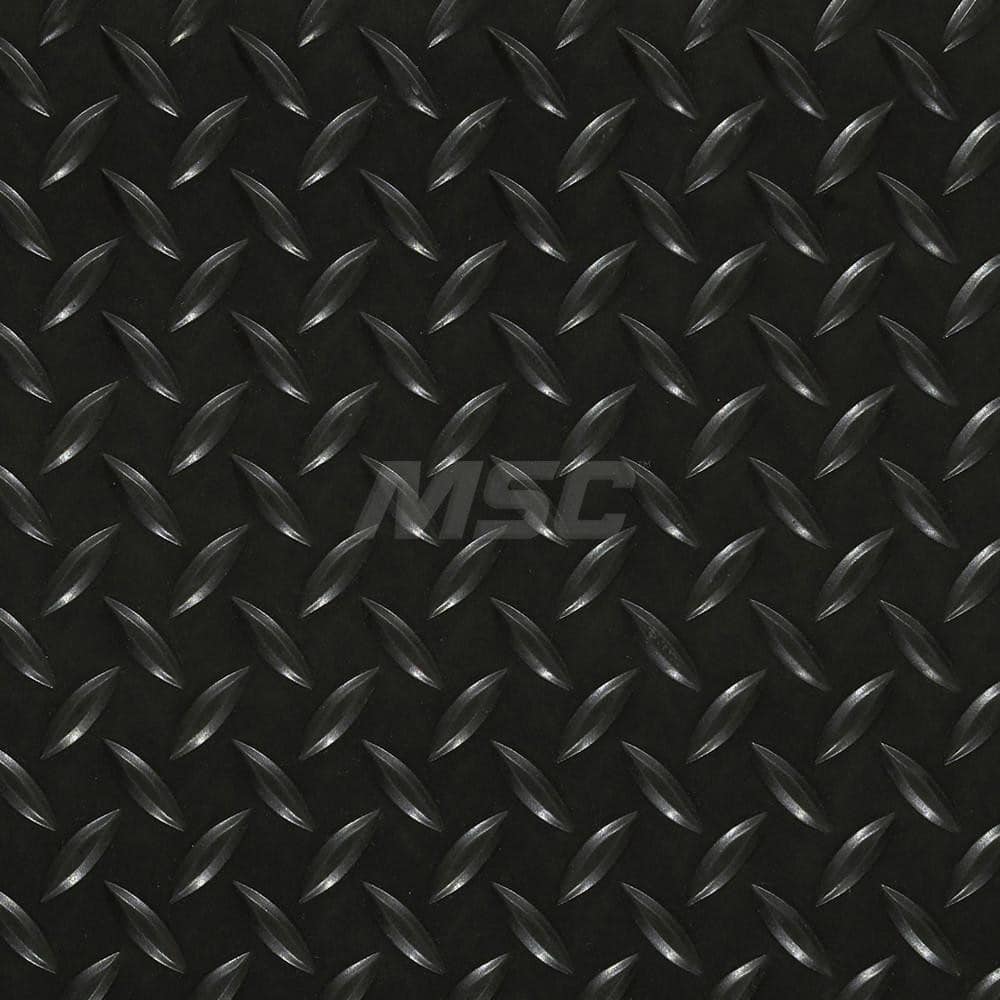 M + A Matting - Switchboard Matting; Specification Type: ANSI/ASTM Type II Class 2 ; Thickness (Inch): 1/4 ; Width (Feet): 3.00 ; Length (Feet): 75.000 ; Surface Pattern: Diamond-Plate ; Color: Black - Exact Tooling