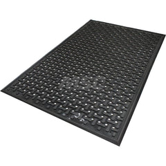 M + A Matting - Anti-Fatigue Matting; Dry or Wet Environment: Dry ; Length (Feet): 5.000 ; Width (Inch): 36 ; Width (Feet): 3.00 ; Thickness (Inch): 3/8 ; Surface Pattern: Raised Bars - Exact Tooling
