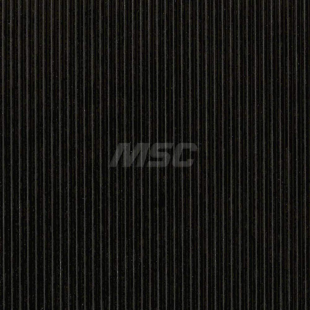 M + A Matting - Switchboard Matting; Specification Type: ANSI/ASTM Type II Class 2 ; Thickness (Inch): 1/4 ; Width (Feet): 2.00 ; Length (Feet): 75.000 ; Surface Pattern: Corrugated ; Color: Black - Exact Tooling