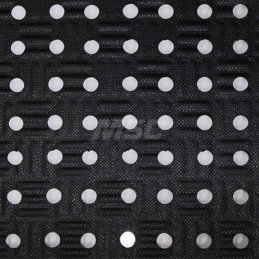 M + A Matting - Anti-Fatigue Matting; Dry or Wet Environment: Dry ; Length (Feet): 16.100 ; Width (Inch): 48 ; Width (Feet): 4.00 ; Thickness (Inch): 7/16 ; Surface Pattern: Ribbed - Exact Tooling