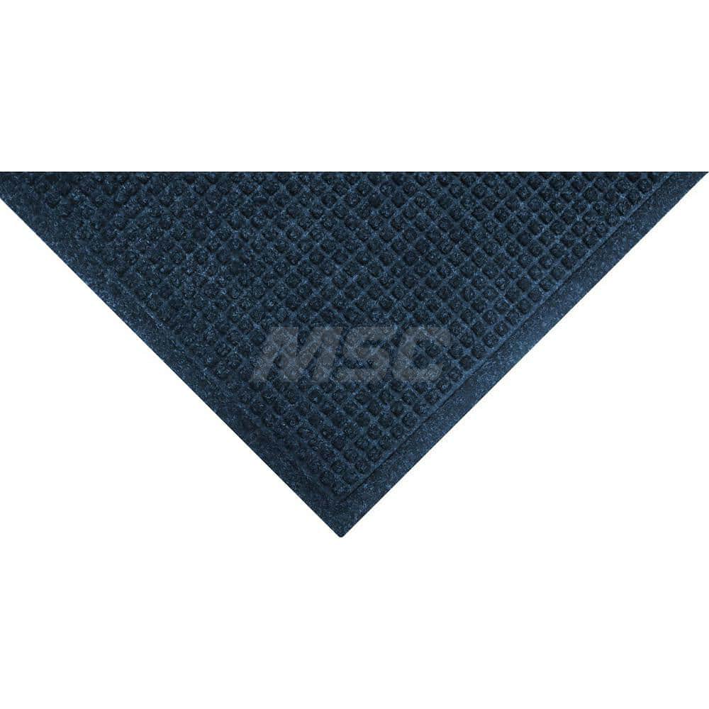 M + A Matting - Entrance Matting; Indoor or Outdoor: Indoor & Outdoor ; Traffic Type: Heavy/High Traffic ; Surface Material: Solution Dyed PET ; Base Material: SBR Rubber ; Surface Pattern: Raised Waffle ; Color: Navy Blue - Exact Tooling