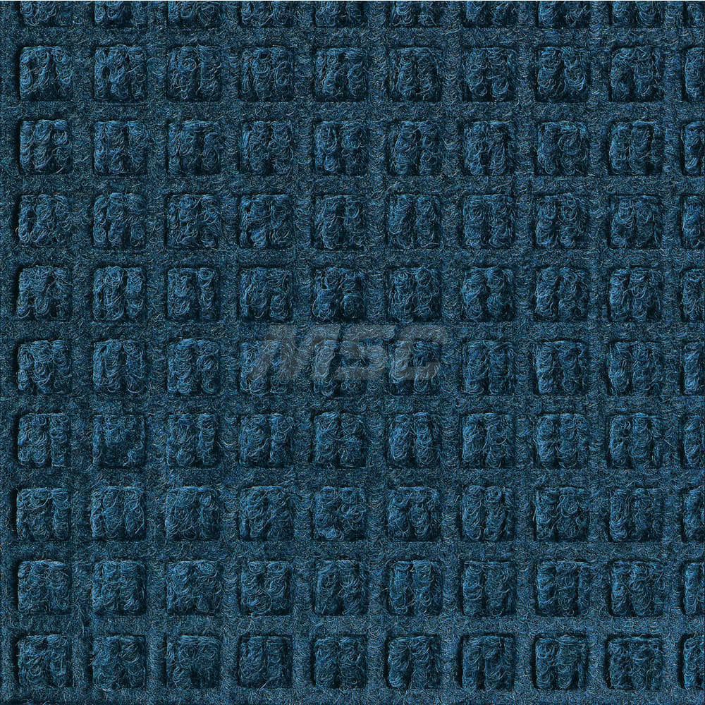 M + A Matting - Entrance Matting; Indoor or Outdoor: Indoor & Outdoor ; Traffic Type: Heavy/High Traffic ; Surface Material: Solution Dyed PET ; Base Material: SBR Rubber ; Surface Pattern: Raised Waffle ; Color: Navy Blue - Exact Tooling