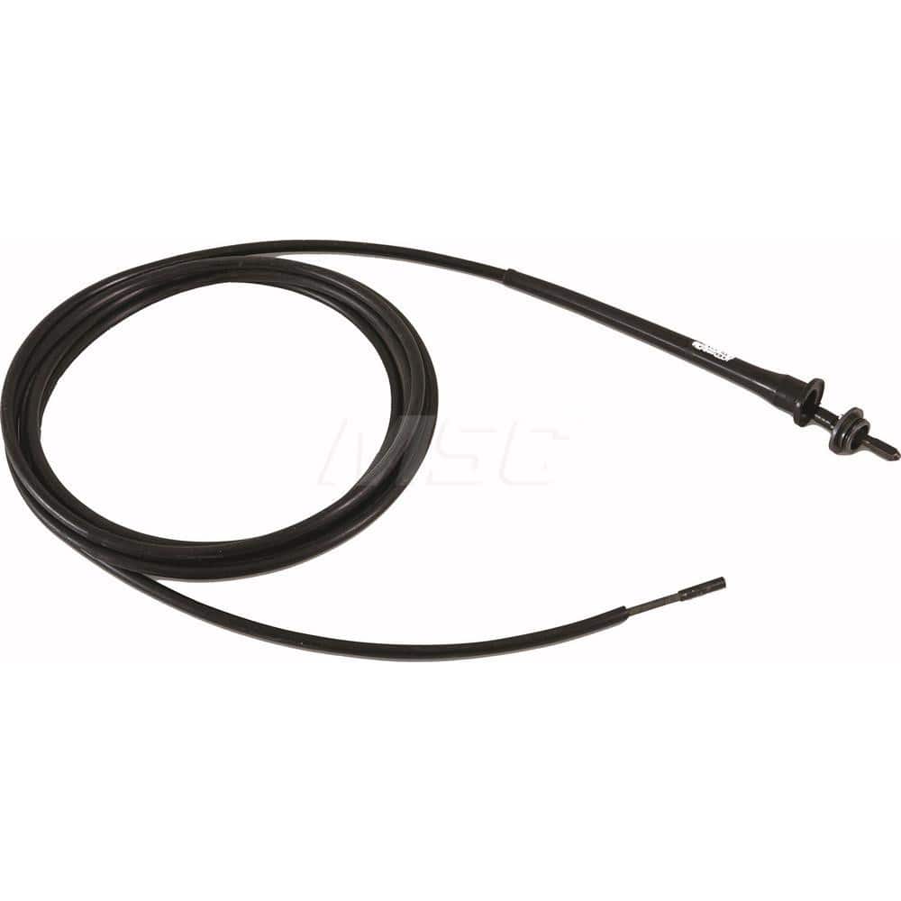Goodway - Tube Brush Handles & Rods; Type: Flexible Shaft ; Length (Inch): 35 ; Brush Connection Type: Quick Connect ; For Use With: 9/16-1" Tubes ; Material: Nylon Coated - Exact Tooling