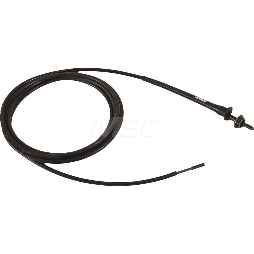 Goodway - Tube Brush Handles & Rods; Type: Flexible Shaft ; Length (Inch): 25 ; Brush Connection Type: Quick Connect ; For Use With: 7/16-1/2" Tubes ; Material: Nylon - Exact Tooling