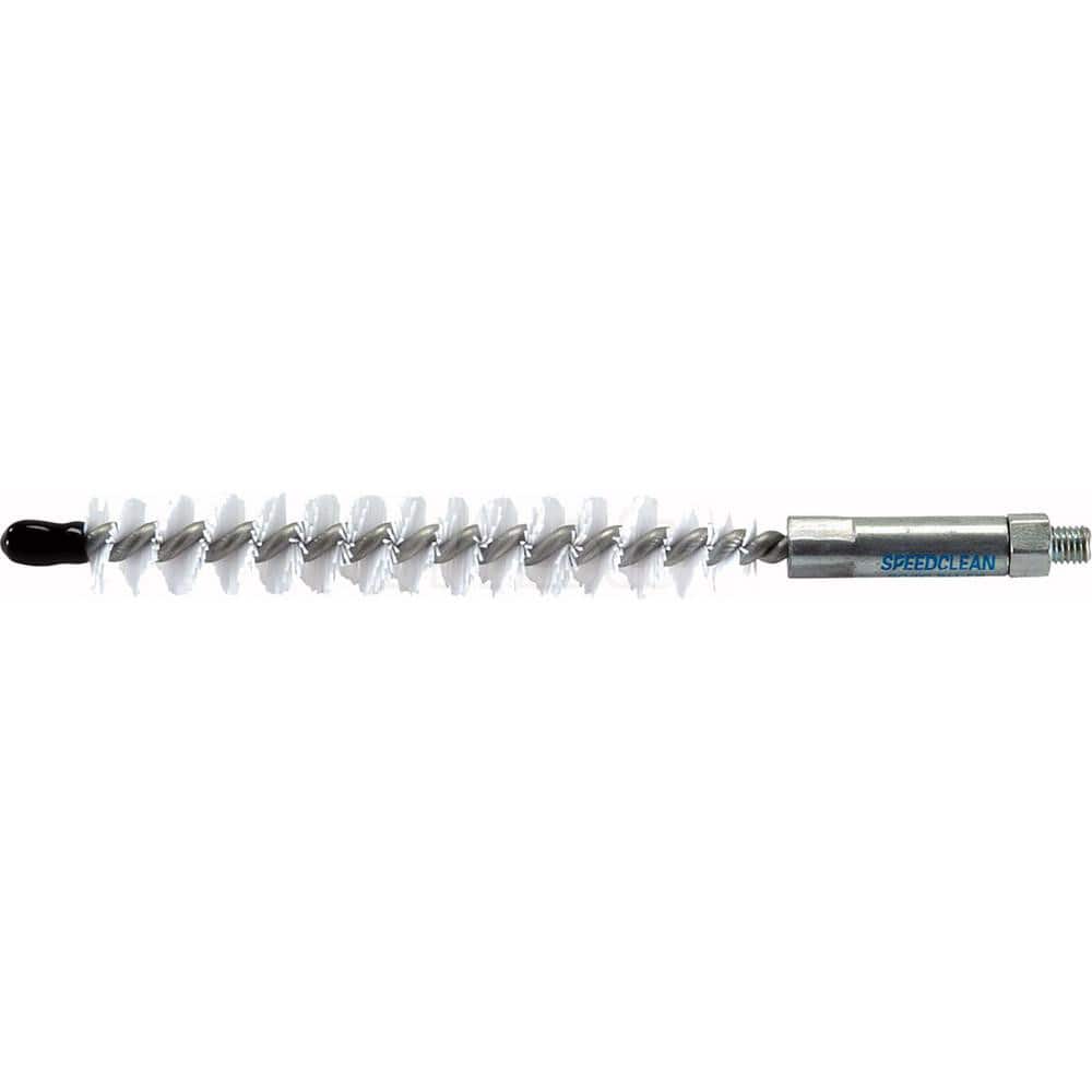 Goodway - Internal Tube Brushes & Scrapers; Type: Nylon Single Stem/Single Spiral Tube Brush ; Diameter (Inch): 1 ; Brush/Scraper Length: 4 (Inch); Overall Length (Inch): 6 ; Connection Type: Threaded ; Brush/Scraper Material: Nylon - Exact Tooling