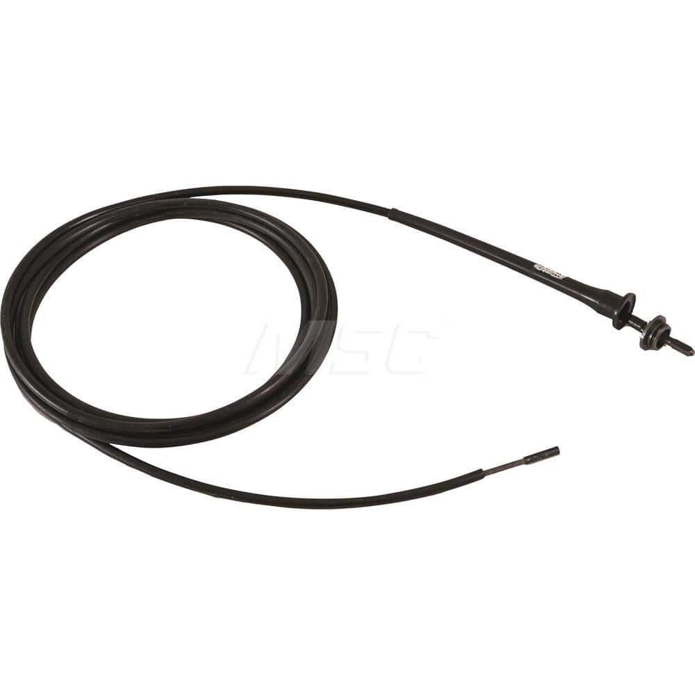 Goodway - Tube Brush Handles & Rods; Type: Flexible Shaft ; Length (Inch): 15 ; Brush Connection Type: Quick Connect ; For Use With: 9/16-1" Tubes ; Material: Nylon - Exact Tooling