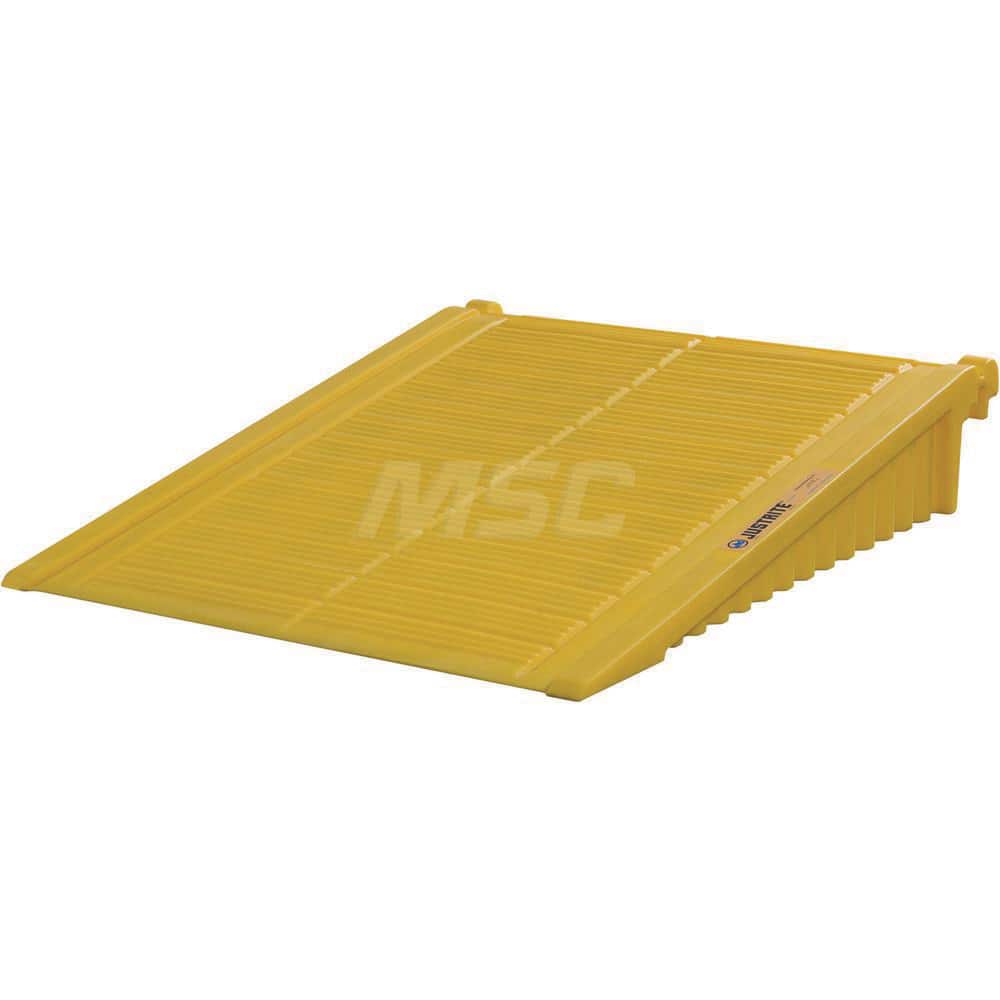 Justrite - Ramps for Spill Containment; Height (Inch): 9 ; Length (Inch): 59-7/8 ; Width (Decimal Inch): 48.0000 ; Spill Containment Compatibility: EcoPolyBlend? DrumSheds? ; Load Capacity (Lb.): 1000.000 ; Material: HDPE - Exact Tooling