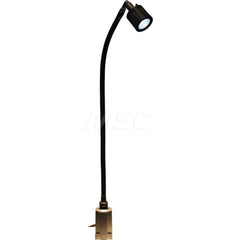 Sunnex Lighting - Task Lights; Fixture Type: General Purpose ; Color: Black ; Lamp Type: MR16 ; Mounting Type: Base Mount ; Adjustable Arm Type: Gooseneck ; Arm Length (mm): 685 - Exact Tooling