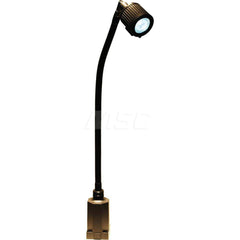 Sunnex Lighting - Task Lights; Fixture Type: General Purpose ; Color: Black ; Lamp Type: MR16 ; Mounting Type: Base Mount ; Adjustable Arm Type: Gooseneck ; Arm Length (mm): 500 - Exact Tooling
