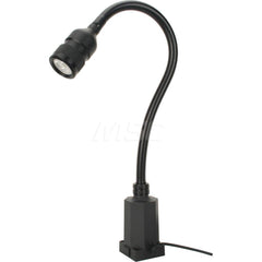 Sunnex Lighting - Task Lights; Fixture Type: General Purpose ; Color: Black ; Lamp Type: Integrated LED ; Mounting Type: Base Mount ; Adjustable Arm Type: Gooseneck ; Arm Length (mm): 685 - Exact Tooling
