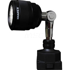 Sunnex Lighting - Task Lights; Fixture Type: General Purpose ; Color: Black ; Lamp Type: Integrated LED ; Mounting Type: Base Mount ; Adjustable Arm Type: Pivot ; Arm Length (mm): 63 - Exact Tooling