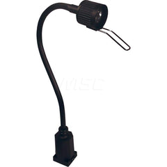 Sunnex Lighting - Task Lights; Fixture Type: General Purpose ; Color: Black ; Lamp Type: Halogen ; Mounting Type: Base Mount ; Adjustable Arm Type: Gooseneck ; Arm Length (mm): 500 - Exact Tooling