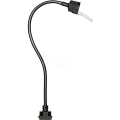 Sunnex Lighting - Task Lights; Fixture Type: General Purpose ; Color: Black ; Lamp Type: Halogen ; Mounting Type: Base Mount ; Adjustable Arm Type: Gooseneck ; Arm Length (mm): 685 - Exact Tooling