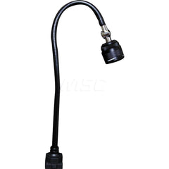Sunnex Lighting - Task Lights; Fixture Type: General Purpose ; Color: Black ; Lamp Type: Integrated LED ; Mounting Type: Base Mount ; Adjustable Arm Type: Gooseneck ; Arm Length (mm): 500 - Exact Tooling