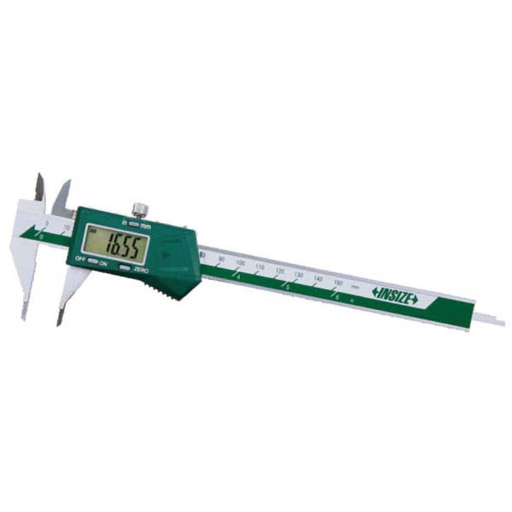 Insize USA LLC - Electronic Calipers; Minimum Measurement (Decimal Inch): 0.0000 ; Maximum Measurement (Decimal Inch): 6 ; Accuracy Plus/Minus (Decimal Inch): 0.0012 ; Resolution (Decimal Inch): 0.0005 ; IP Rating: None ; Data Output: Yes - Exact Tooling