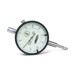 Insize USA LLC - Dial Drop Indicators; Maximum Measurement (mm): 10.00 ; Dial Graduation (mm): 0.0100 ; Dial Reading: 0-100 ; Dial Diameter (mm): 58.00 ; Accuracy (mm): 0.018 ; Dial Color: White - Exact Tooling